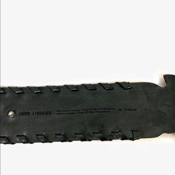 Anne Fontaine Alya Black Big waist belt one size main image 7